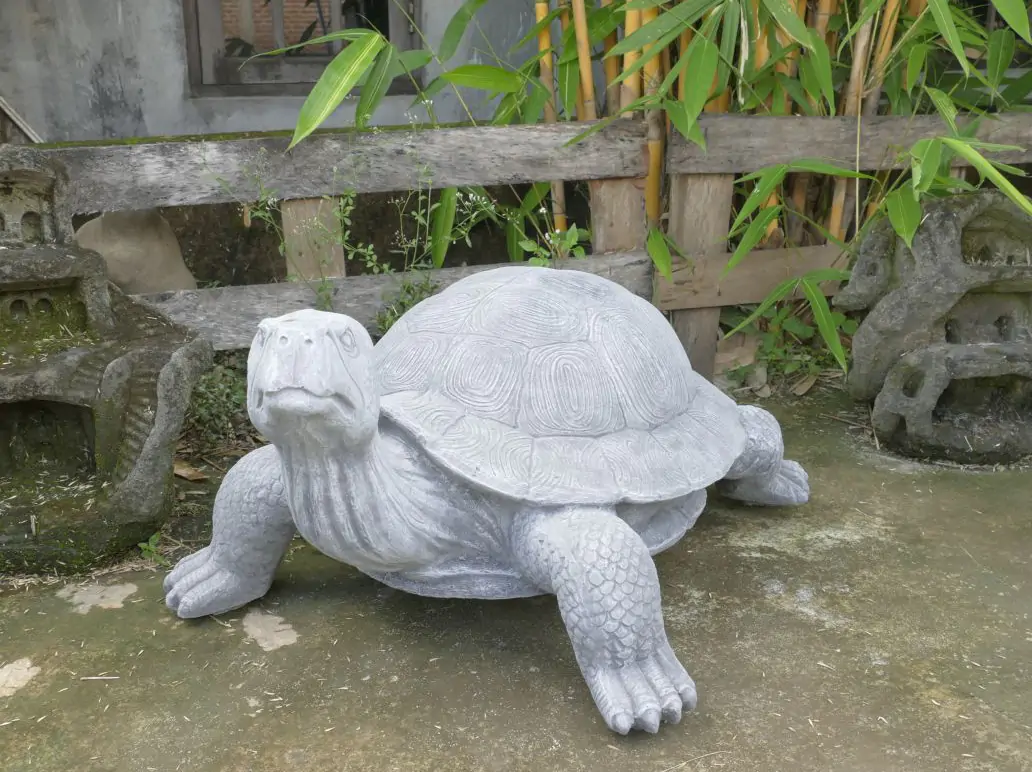  Product image 1 of the product “Big Turtle, 85 cm Length | cast stone ”